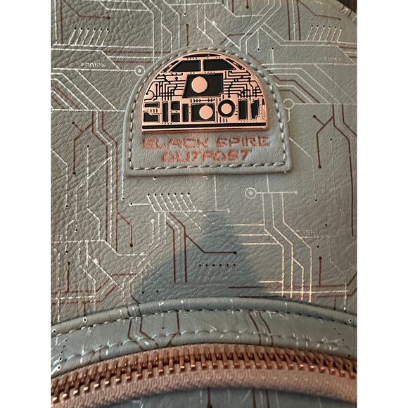 NWOT Disney Parks Star Wars Black Spire Outpost Mini Backpack - Picture 3 of 6